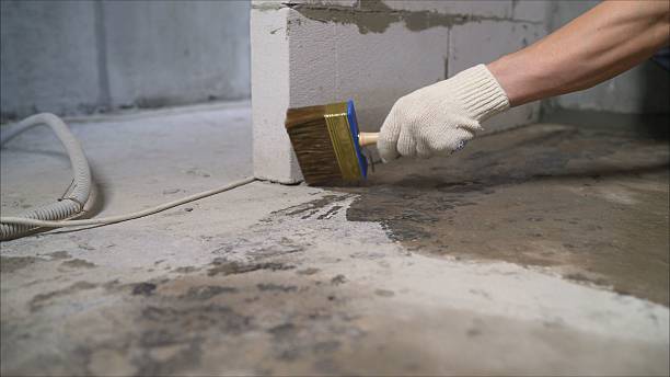 SJ Waterproofing Pros Basement Waterproofing coverage map for New Germany, MN and surrounding area